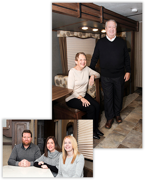 Danielle, Chantal & Jonathan Stone